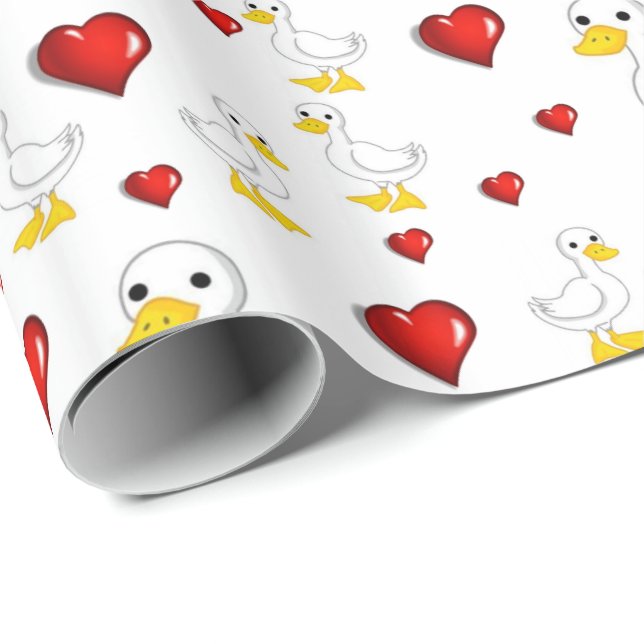 Presente Patos de papel para enrolar (Ponta do rolo)