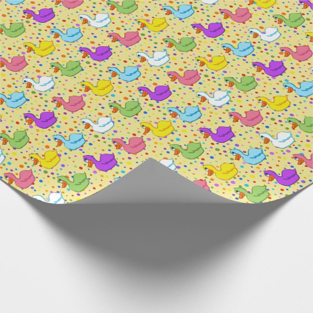 Presente Patos em papel de moldagem por linha (Ponta)