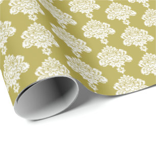 Presente Pea Green Papel branco para enrolamento de Damas