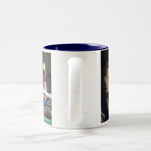 Presente perfeito da caneca TwoTone do costume (Alça)