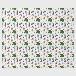 Presente Perfeito – Papel de Embrulho de Golfe