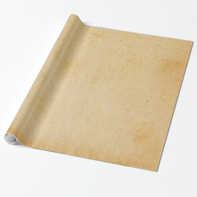Presente Pergaminho Dourado retro do papel de Brown do (Desenrolado)