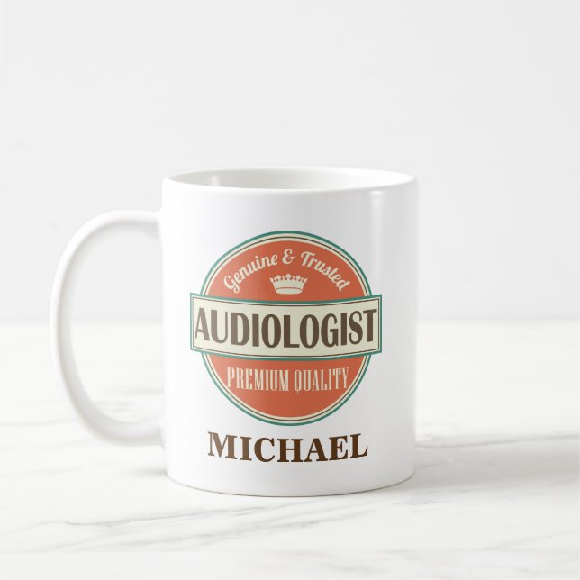 Presente personalizado Audiologist da caneca do (Esquerda)