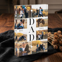 Presente Personalizado Colagem de Fotos Melhor Pai