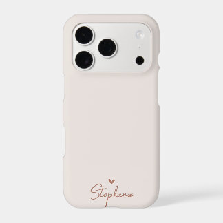 Presente Personalizado Coração Minimalista Tom Ter