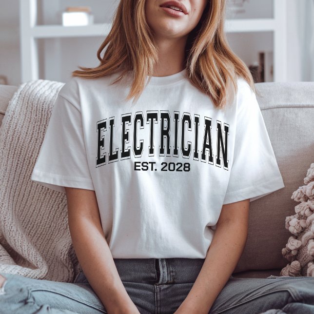 Presente personalizado da camisa de Pai eletricist (electrician dad shirt, electrician t-shirt, engineer sweatshirt, electrical engineer shirt,)