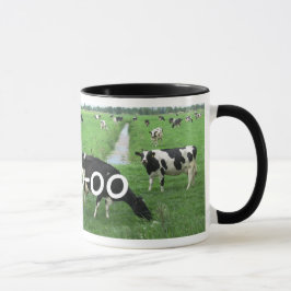 Presente personalizado da vaca: Caneca do leite