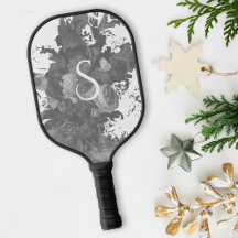 Presente Personalizado de Arte Floral Preto e Bran