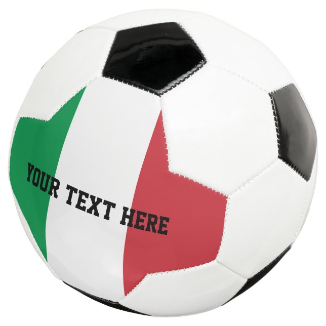 Presente personalizado de bola de futebol com band (Três quartos)