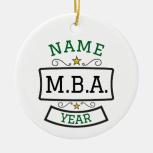 Presente Personalizado de Formatura MBA Enfeite