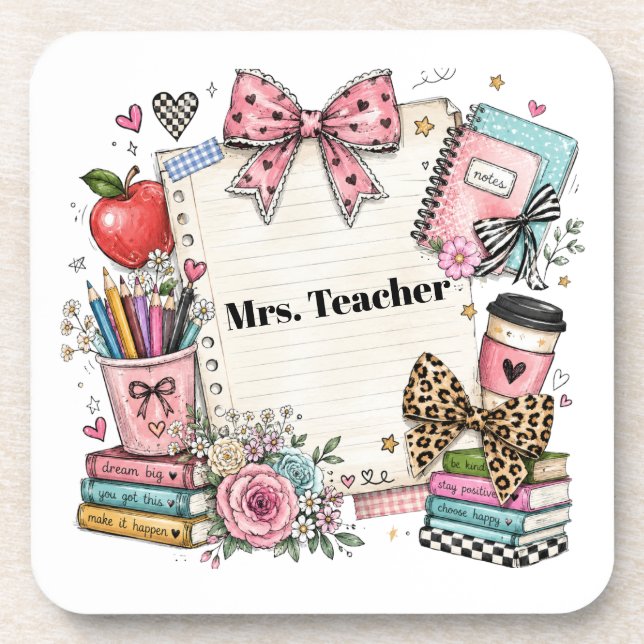 Presente Personalizado de Porta-Copos para Profess (Frente)