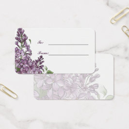 Presente Personalizado Flor de Lilás Minimalista P