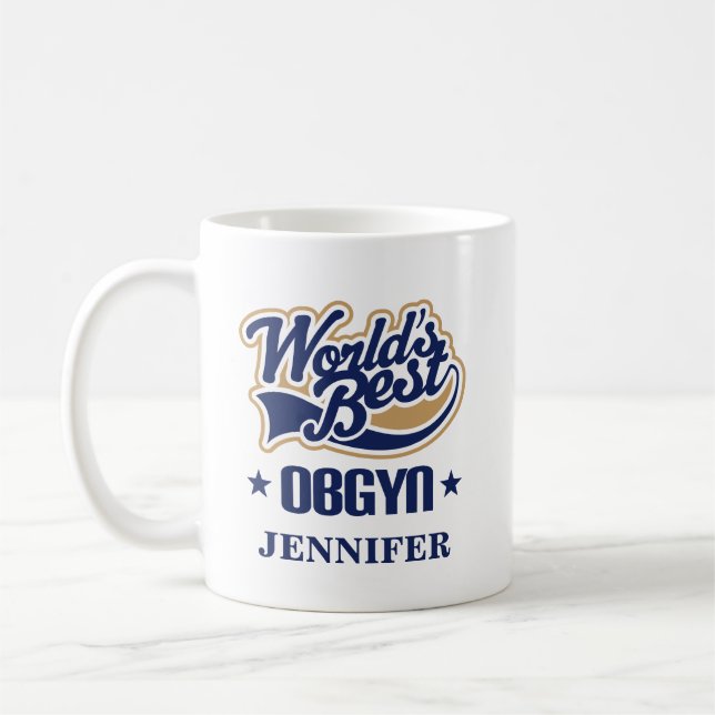 Presente personalizado OBGYN da caneca (Esquerda)