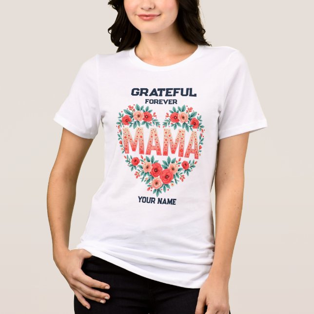 Presente Personalizado para a Mamãe | Design com N (Frente)
