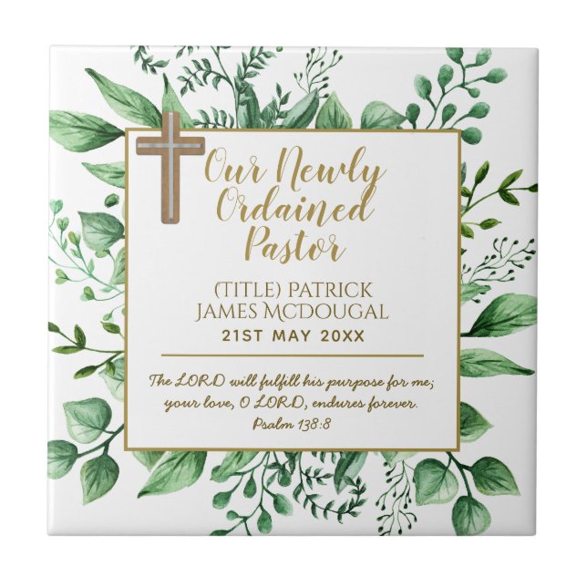 Presente Personalizado para Instalação de Pastor R (Frente)