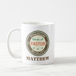 presente personalizado pastor da caneca do