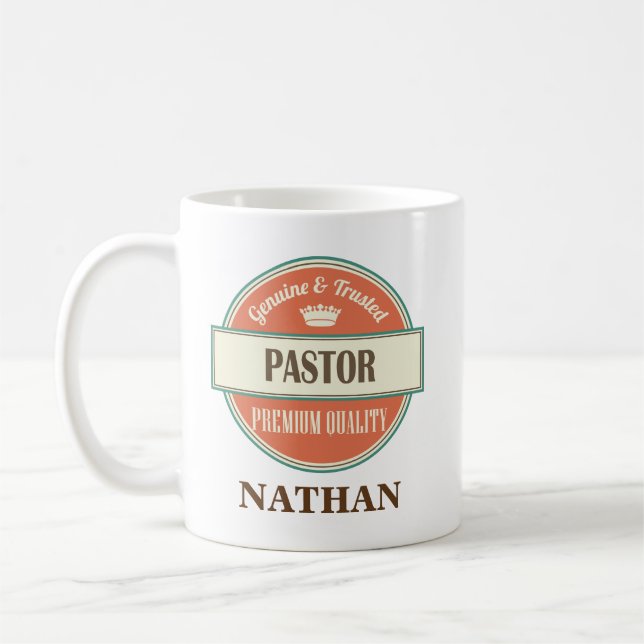 Presente personalizado pastor da caneca do (Esquerda)