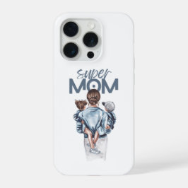 Presente Personalizado Super Mãe com Filho e Filha