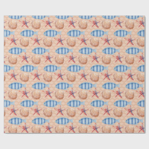 Presente Pista de papel - Peixe-Starfish - Pista do Oceano