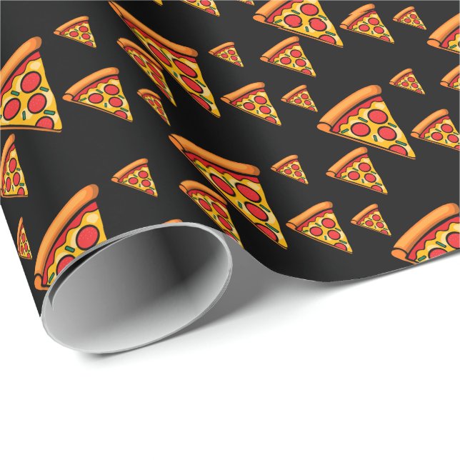 Presente Pizza Friday Design - Papel de enrolamento de mate (Ponta do rolo)