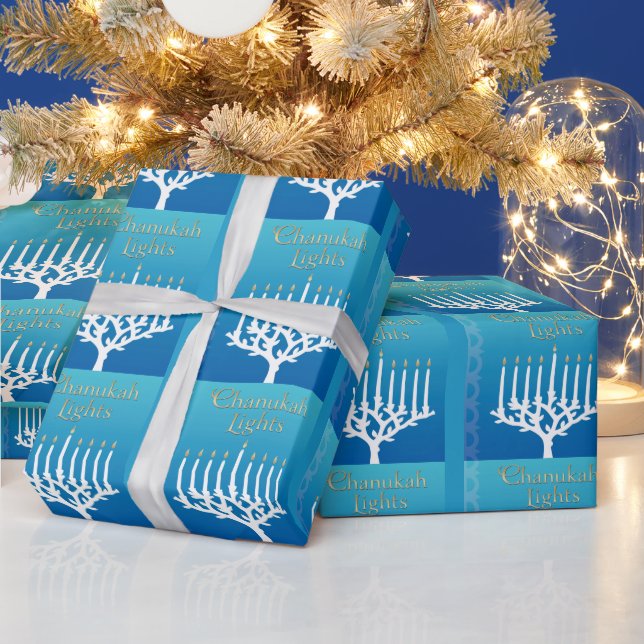 Presente Quebra de Papel de Empenho Chanukah Hanukkah (Feriados)