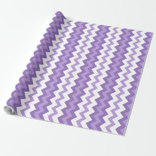 Presente Quebra de papel violeta e cavaleiros brancos