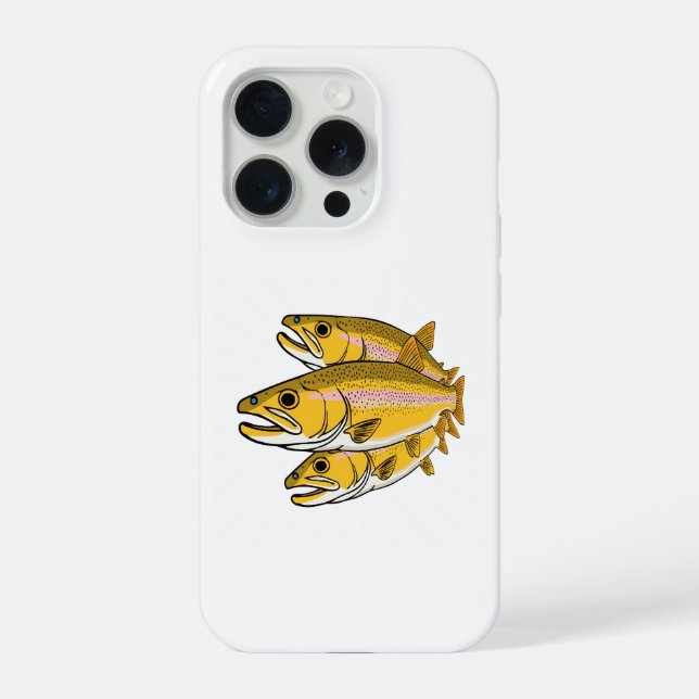Presente Retro de Pesca de Truta Relâmpago (Verso)