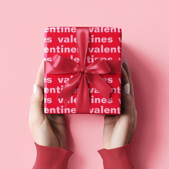 Presente Rico Vermelho e cor-de-rosa Papel de enrolamento d (Criador carregado)