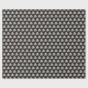Presente Rolha de papel de enrolamento preto simples e verd