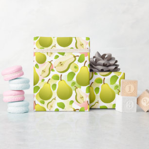 Presente Roll de papel de empacotamento de padrão de Fruta