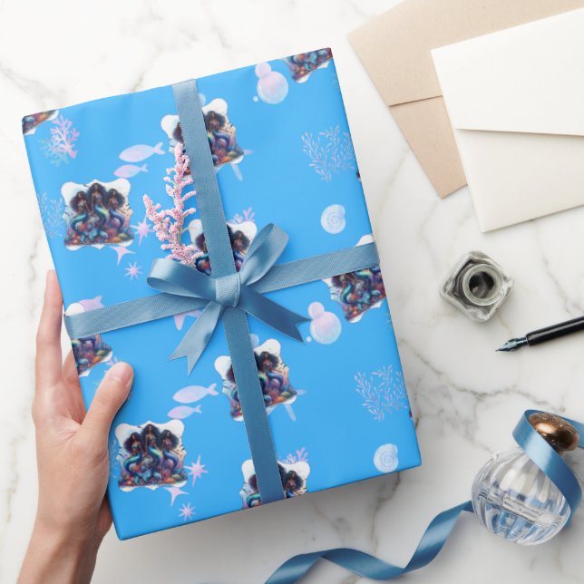 Presente Roll de Papel de Encapsulamento de Sereia (Presentear)