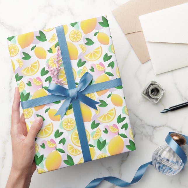 Presente Roll de papel de enrolamento de padrão de Fruta de (Presentear)