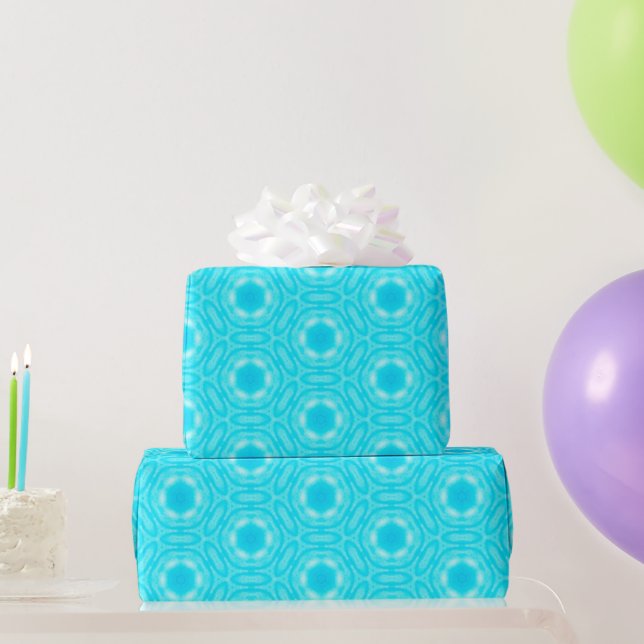 Presente Roll de Papel de Mola Azul Aqua Azul Vivo (Presentes para festas)