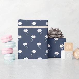 Presente Roll de Papel de Quebramento de Padrão de Nuvem Ka