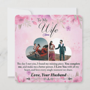 Presente romântico para ela, presente para esposa