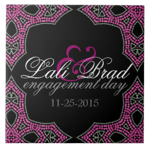 Presente rosa + Noivado prateado