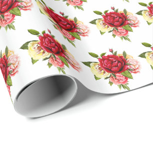 Presente Rosas De Papel De Invasão De Casamento