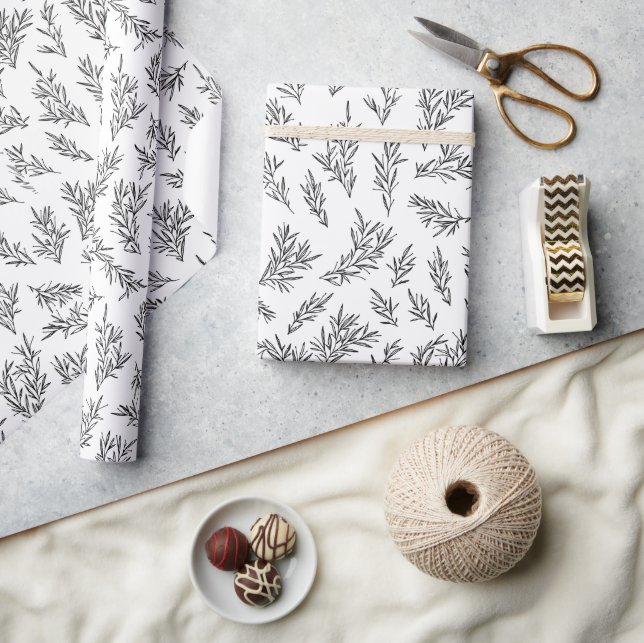 Presente Rustic Floral Dá Aos Obrigados Papel De Moldagem D (Artesanato)