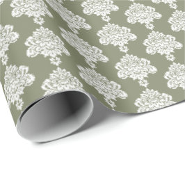 Presente Sage Green | Papel branco para enrolamento de Dama