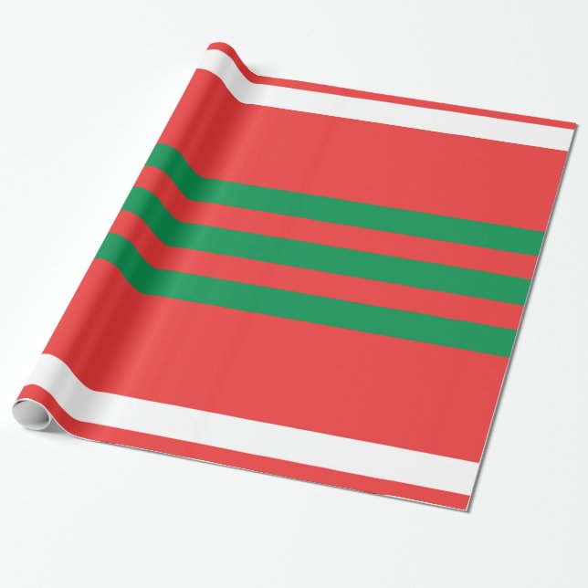 Presente SAM MATCHES: Papel de enrolamento de Natal (Desenrolado)
