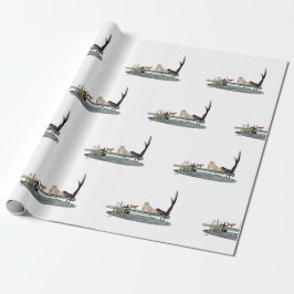 Presente Sereia no papel de moldagem do boat Dock