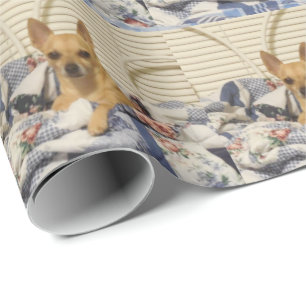 Presente Seu papel de envolvimento do animal de estimação