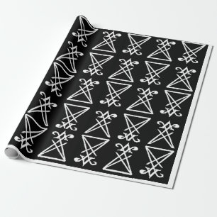Presente Sigil do papel de envolvimento de Lucifer