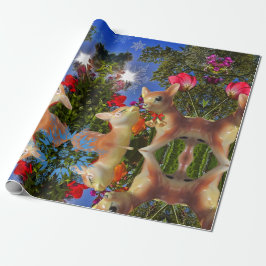 Presente SNOWFLAKES EM papel de embalagem de Natal WONDERLA