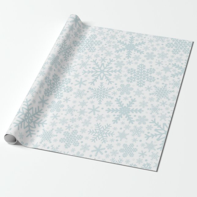 Presente SNOWFLAKS | Papel de enrolamento (Desenrolado)