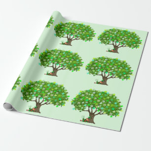 Presente Sorte do papel de enrolar irlandês
