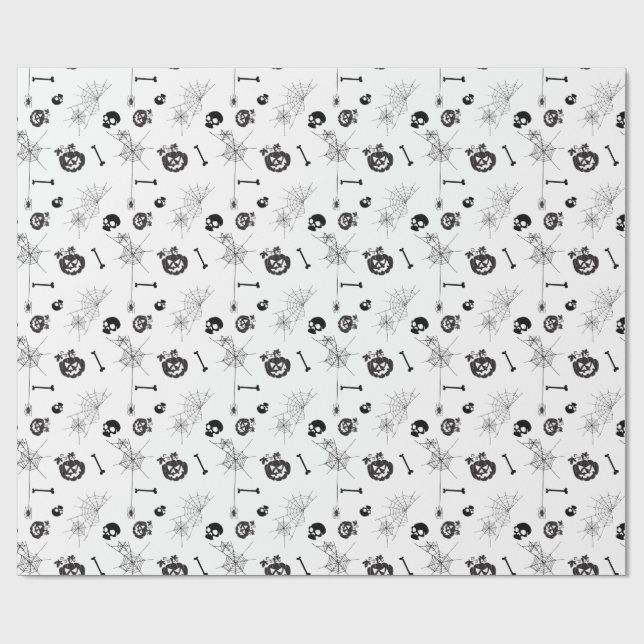 Presente "Spooky Season" Papel de Molho de Halloween (Aberto)
