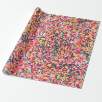 Sprinkles Jimmies Divertido Papel de enrolamento d