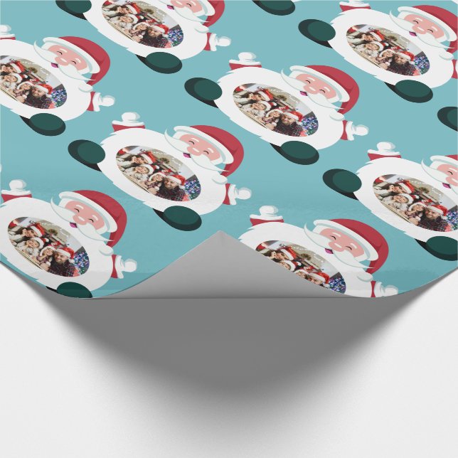 Presente SUA FOTO no papai noel molda o papel de (Ponta)