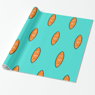 Presente Surfboard 30" x6 pés, Papel de enrolamento brilhan